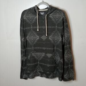 Urban Pipeline Men's Grey Aztec XL Hoodie. Atleisure, Western, Comfy.